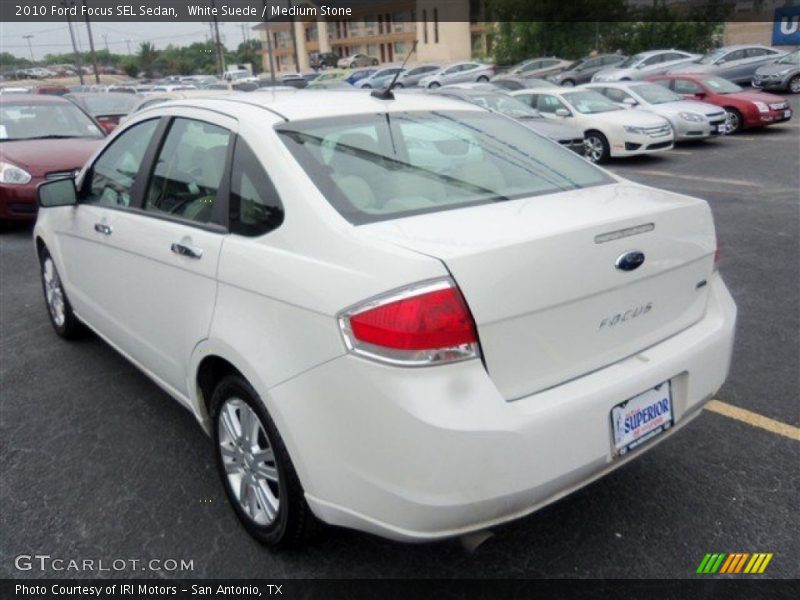 White Suede / Medium Stone 2010 Ford Focus SEL Sedan