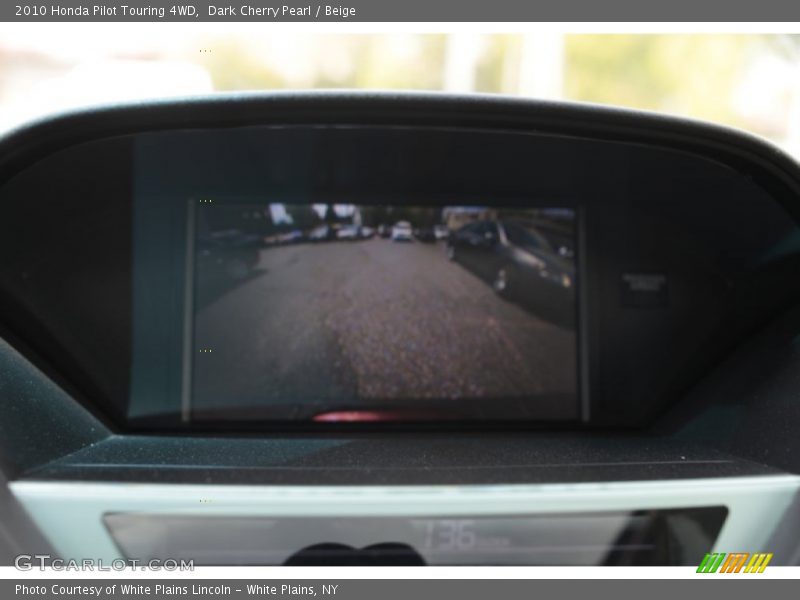 Dark Cherry Pearl / Beige 2010 Honda Pilot Touring 4WD