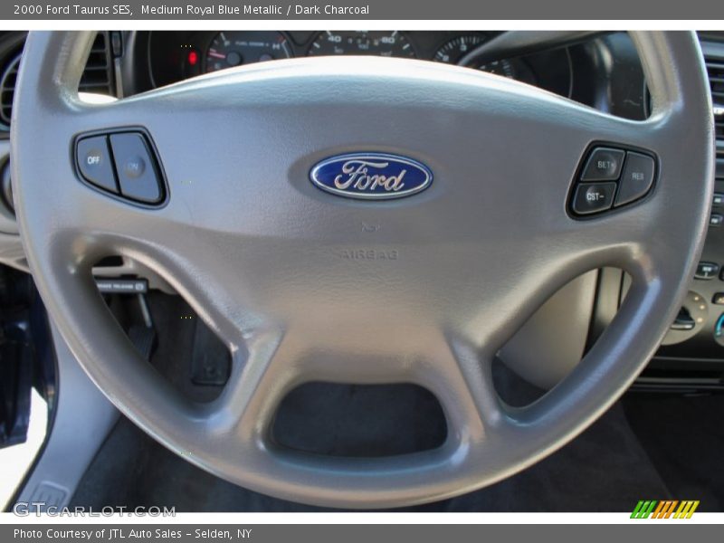 Medium Royal Blue Metallic / Dark Charcoal 2000 Ford Taurus SES