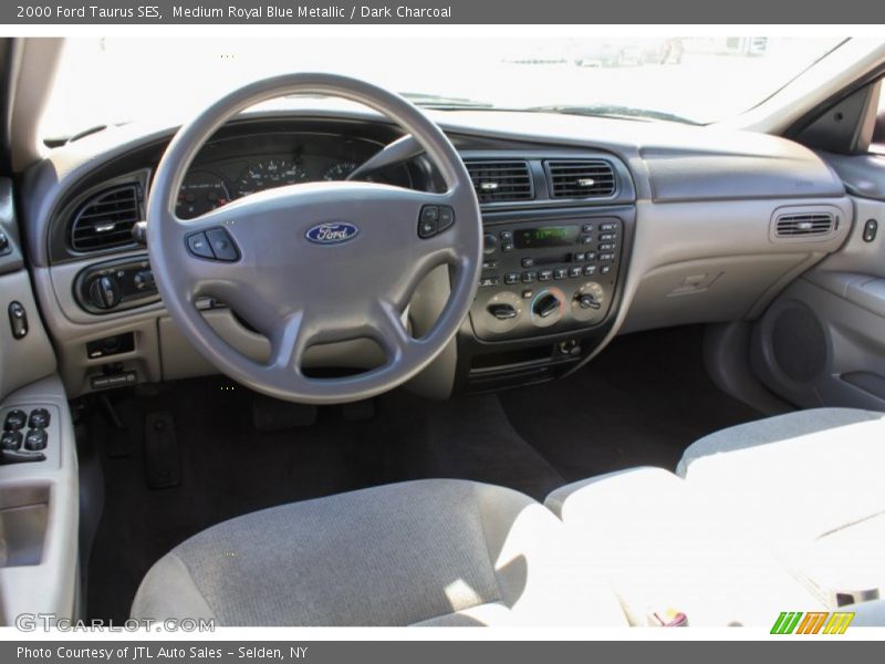 Medium Royal Blue Metallic / Dark Charcoal 2000 Ford Taurus SES
