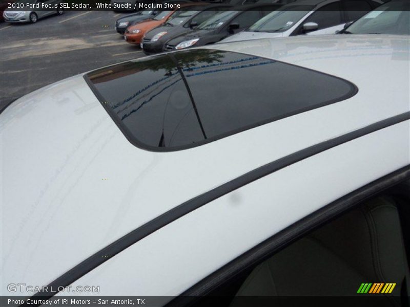 White Suede / Medium Stone 2010 Ford Focus SEL Sedan