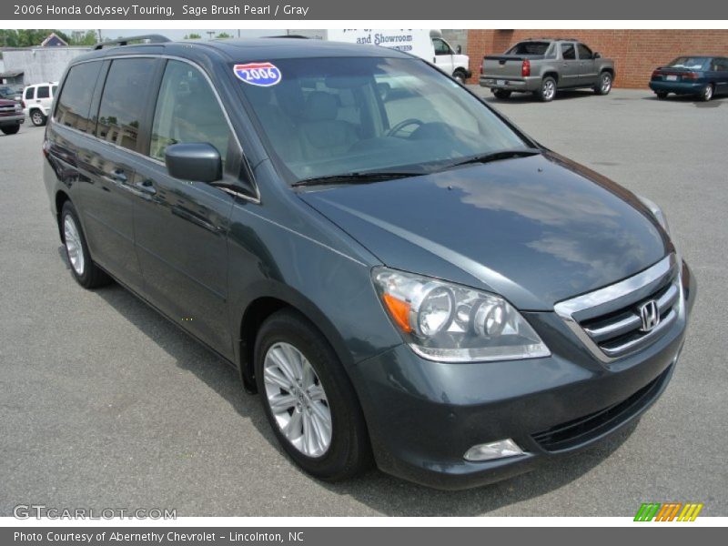 Sage Brush Pearl / Gray 2006 Honda Odyssey Touring
