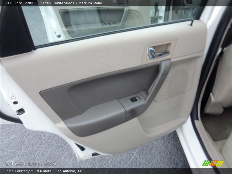 White Suede / Medium Stone 2010 Ford Focus SEL Sedan