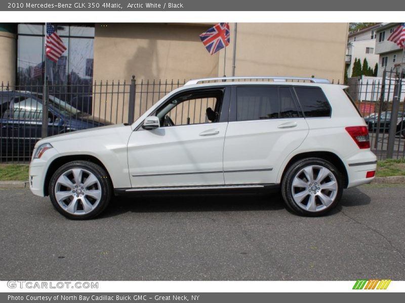 Arctic White / Black 2010 Mercedes-Benz GLK 350 4Matic