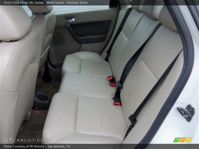 Rear Seat of 2010 Focus SEL Sedan