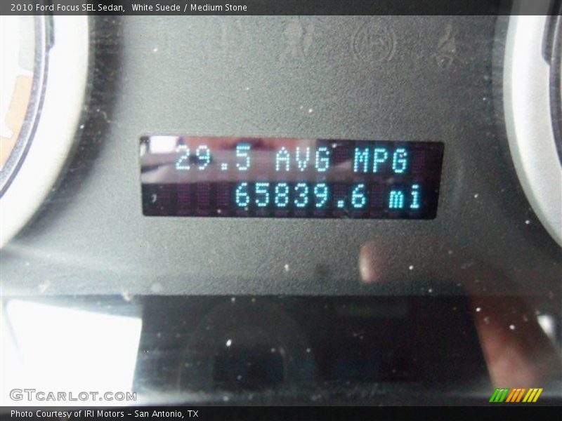 White Suede / Medium Stone 2010 Ford Focus SEL Sedan