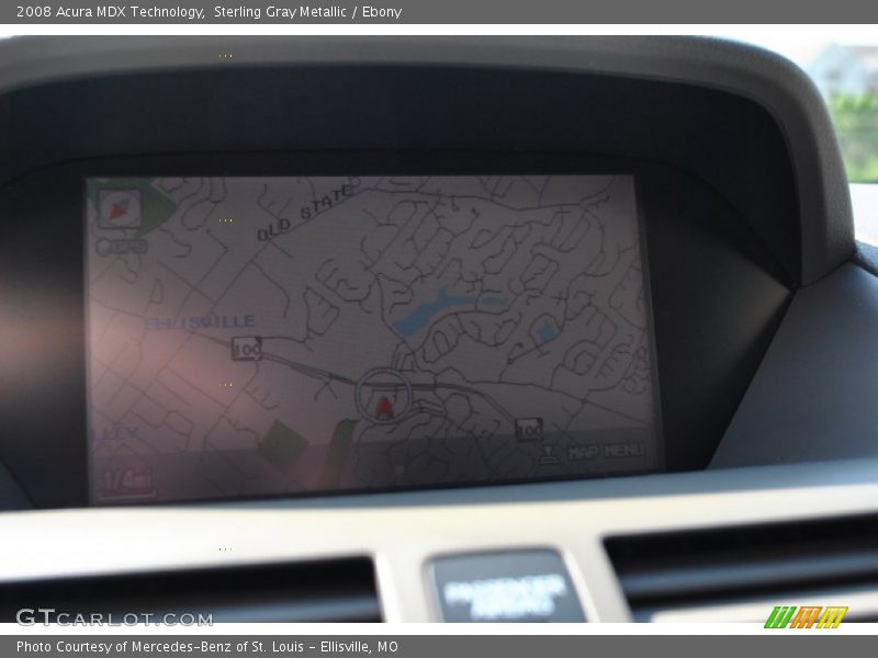 Sterling Gray Metallic / Ebony 2008 Acura MDX Technology