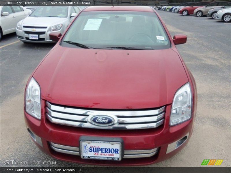 Redfire Metallic / Camel 2008 Ford Fusion SEL V6