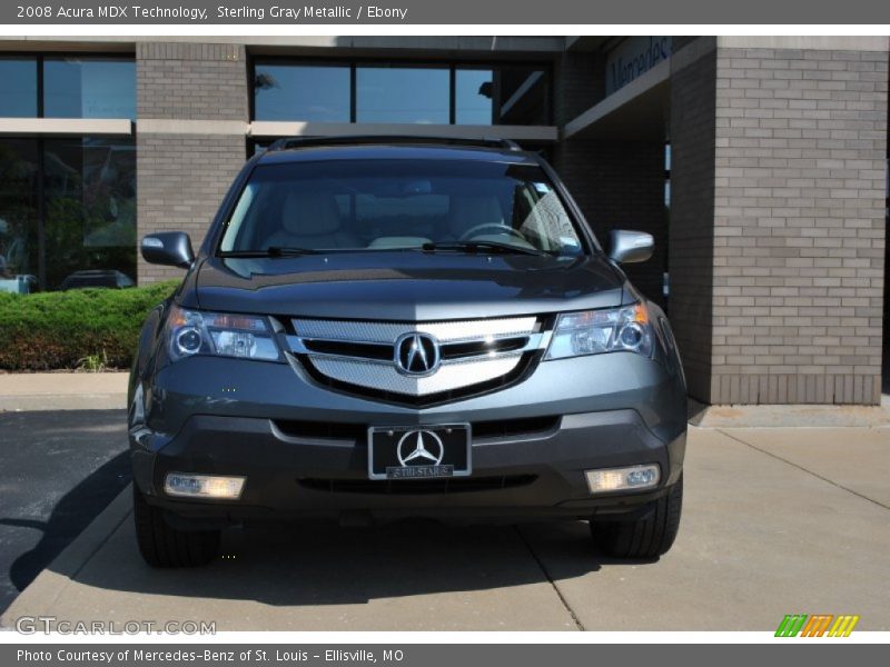 Sterling Gray Metallic / Ebony 2008 Acura MDX Technology