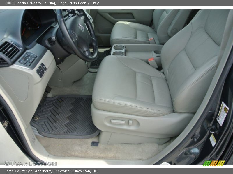 Sage Brush Pearl / Gray 2006 Honda Odyssey Touring