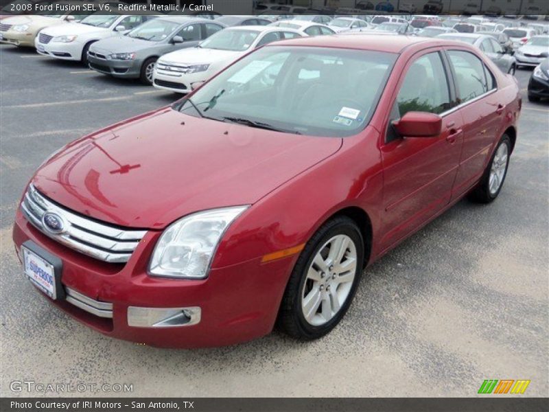 Redfire Metallic / Camel 2008 Ford Fusion SEL V6