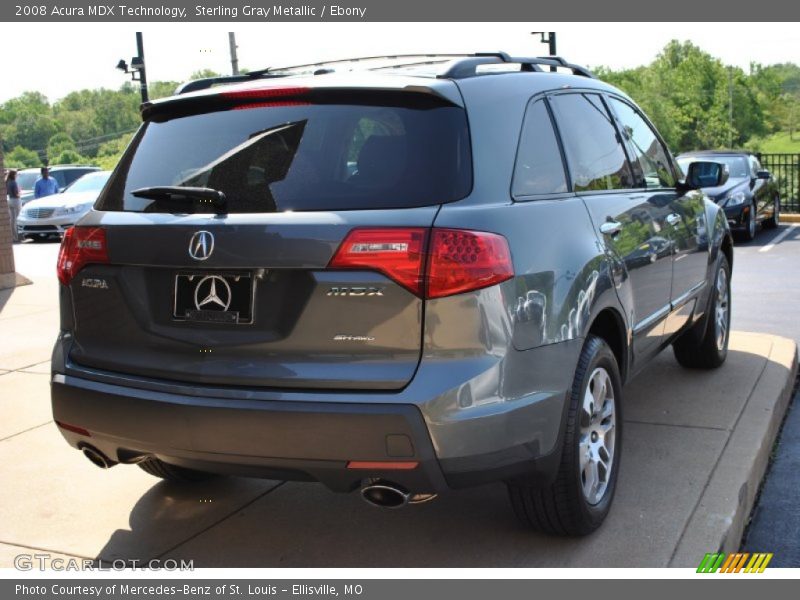Sterling Gray Metallic / Ebony 2008 Acura MDX Technology