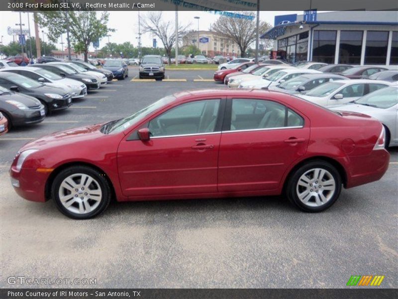 Redfire Metallic / Camel 2008 Ford Fusion SEL V6
