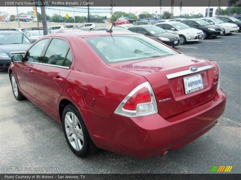 Redfire Metallic / Camel 2008 Ford Fusion SEL V6