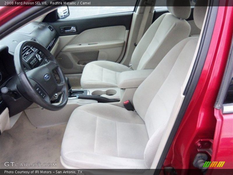 Redfire Metallic / Camel 2008 Ford Fusion SEL V6