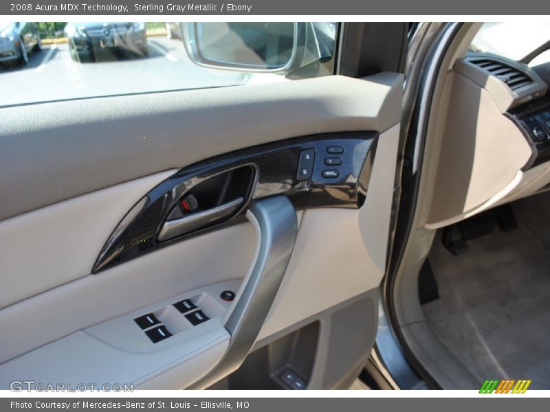 Sterling Gray Metallic / Ebony 2008 Acura MDX Technology