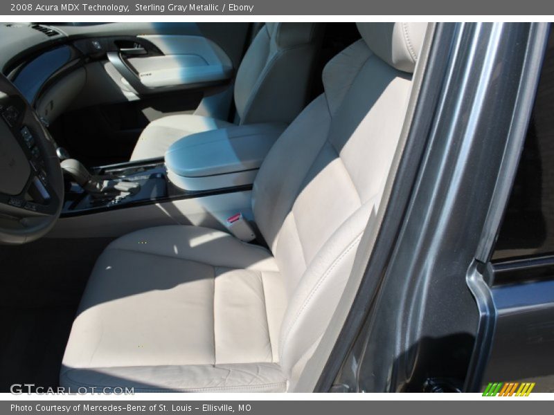 Sterling Gray Metallic / Ebony 2008 Acura MDX Technology