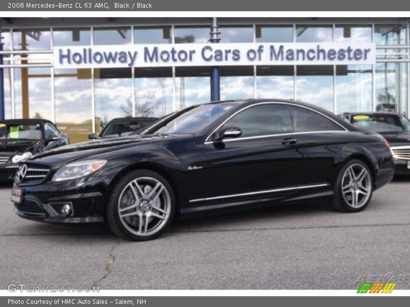 Black / Black 2008 Mercedes-Benz CL 63 AMG
