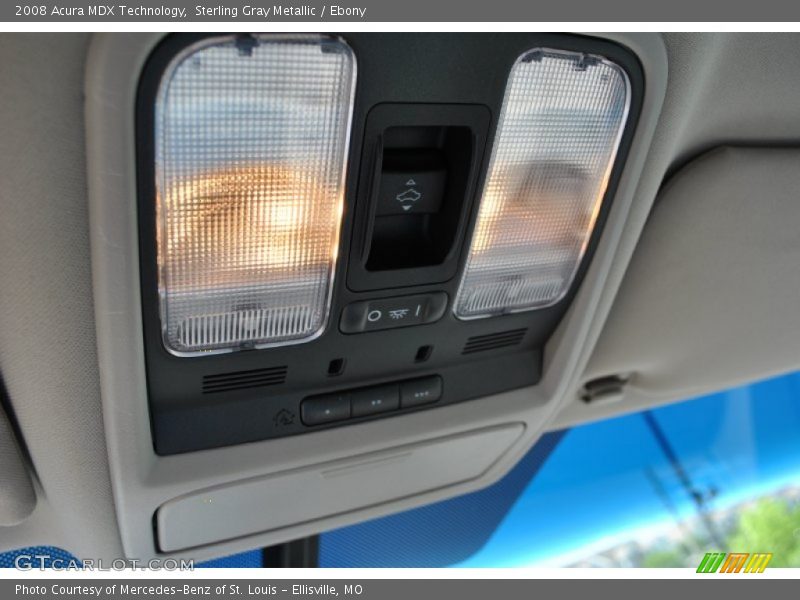 Sterling Gray Metallic / Ebony 2008 Acura MDX Technology