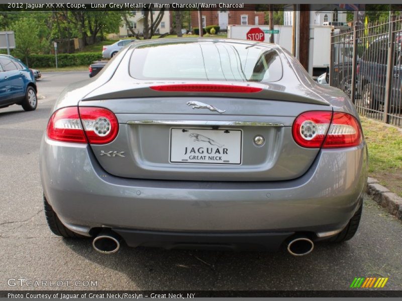 Lunar Grey Metallic / Warm Charcoal/Warm Charcoal 2012 Jaguar XK XK Coupe