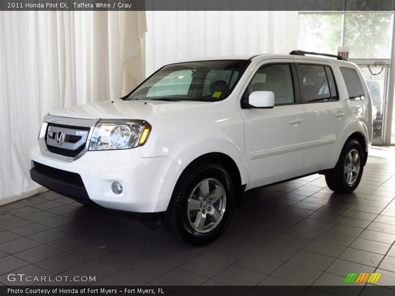 Taffeta White / Gray 2011 Honda Pilot EX