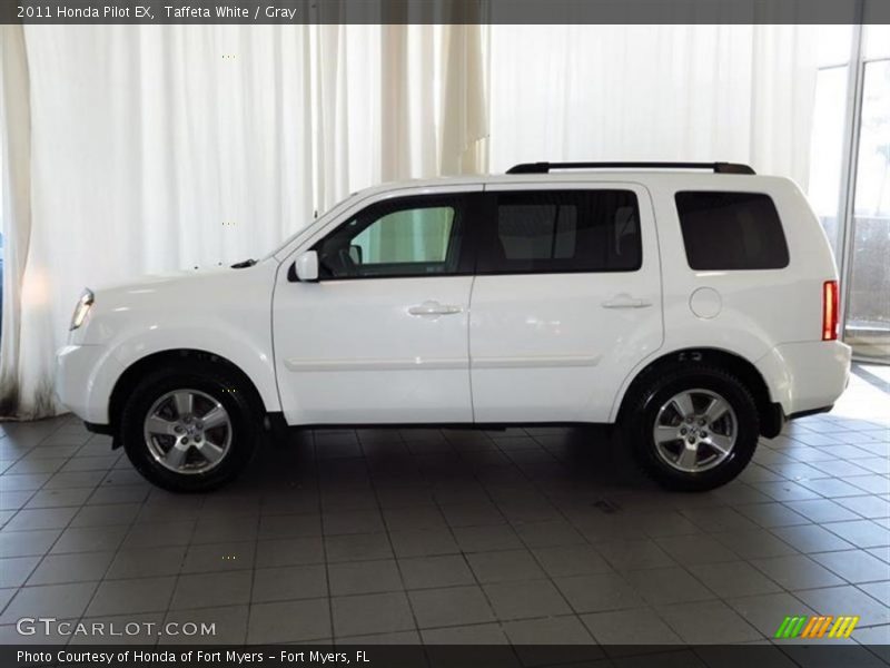Taffeta White / Gray 2011 Honda Pilot EX