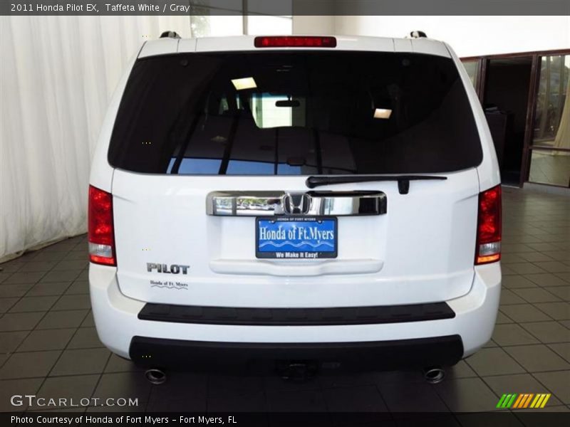 Taffeta White / Gray 2011 Honda Pilot EX