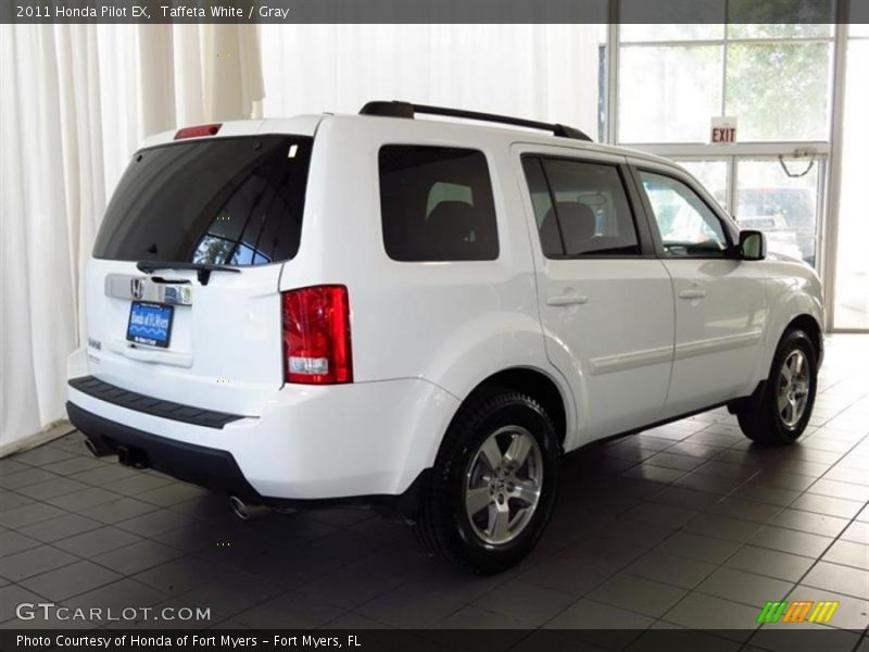 Taffeta White / Gray 2011 Honda Pilot EX