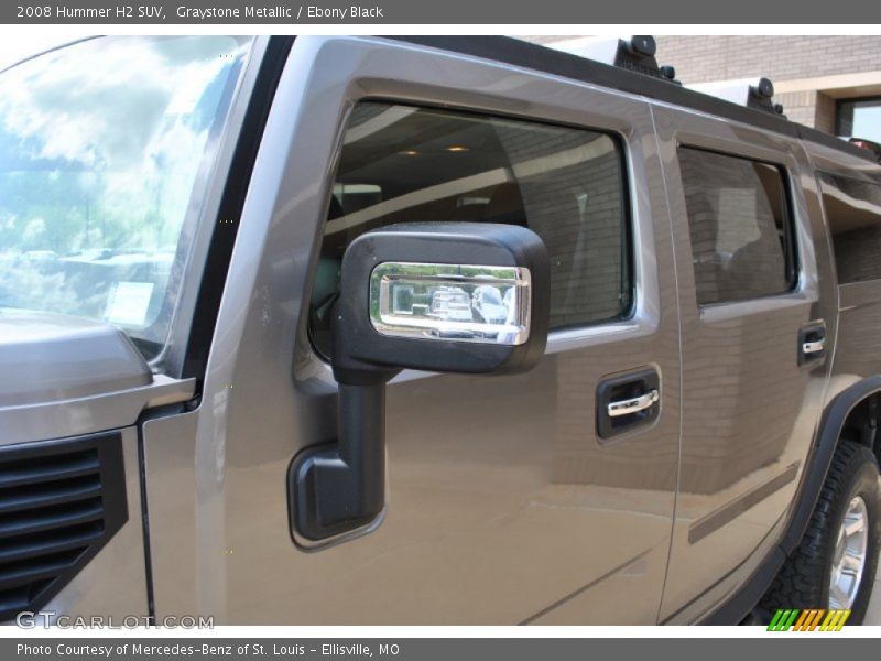 Graystone Metallic / Ebony Black 2008 Hummer H2 SUV