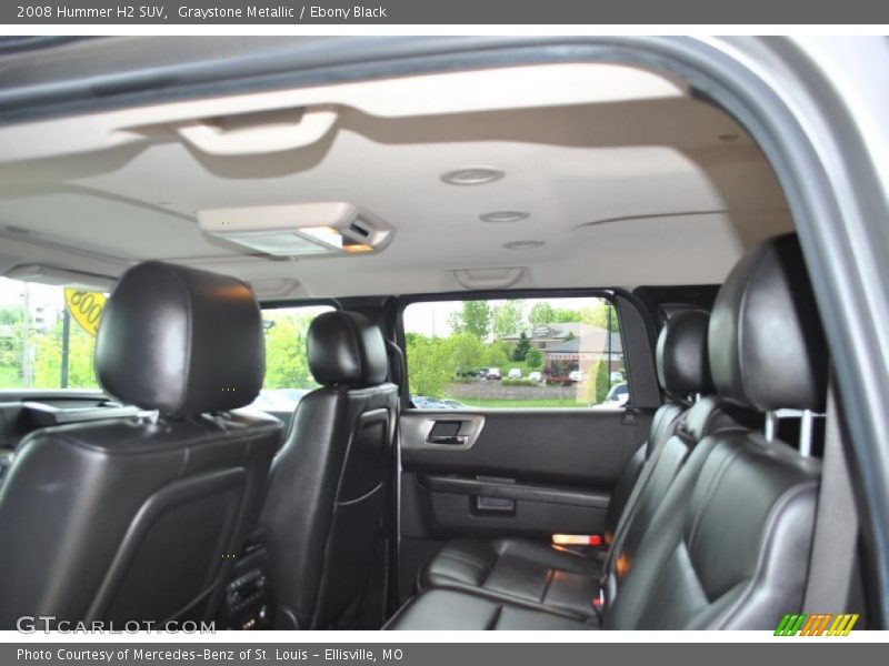 Graystone Metallic / Ebony Black 2008 Hummer H2 SUV
