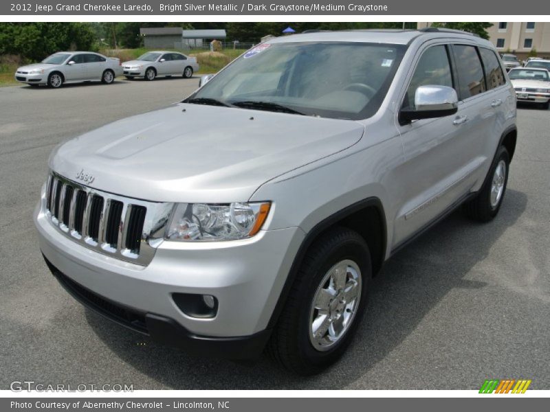 Bright Silver Metallic / Dark Graystone/Medium Graystone 2012 Jeep Grand Cherokee Laredo