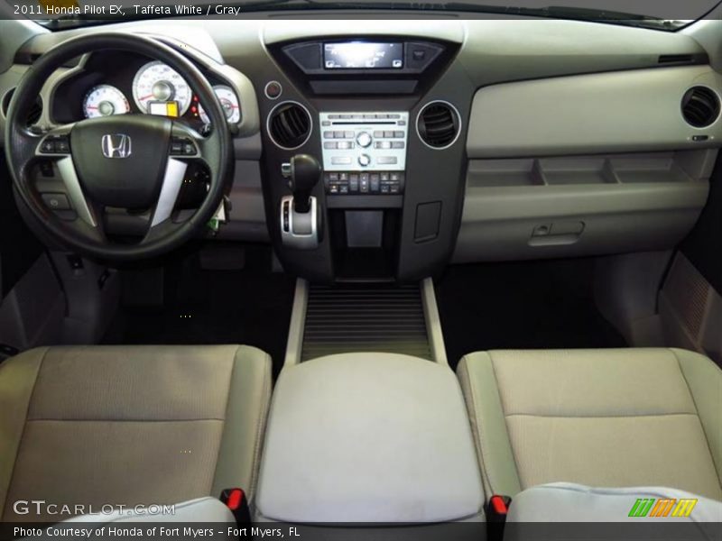Taffeta White / Gray 2011 Honda Pilot EX
