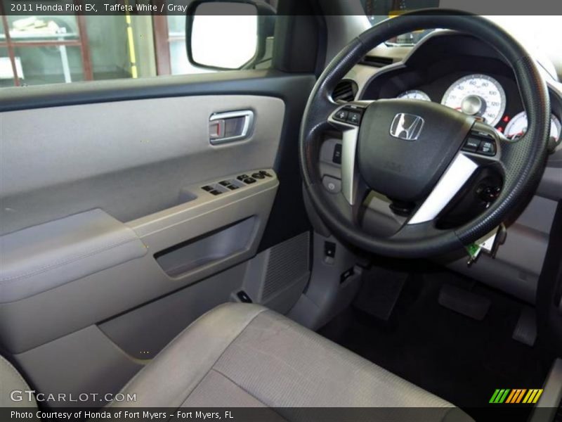 Taffeta White / Gray 2011 Honda Pilot EX