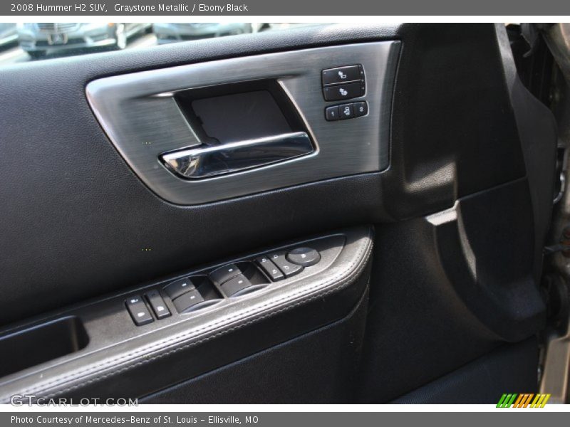 Graystone Metallic / Ebony Black 2008 Hummer H2 SUV