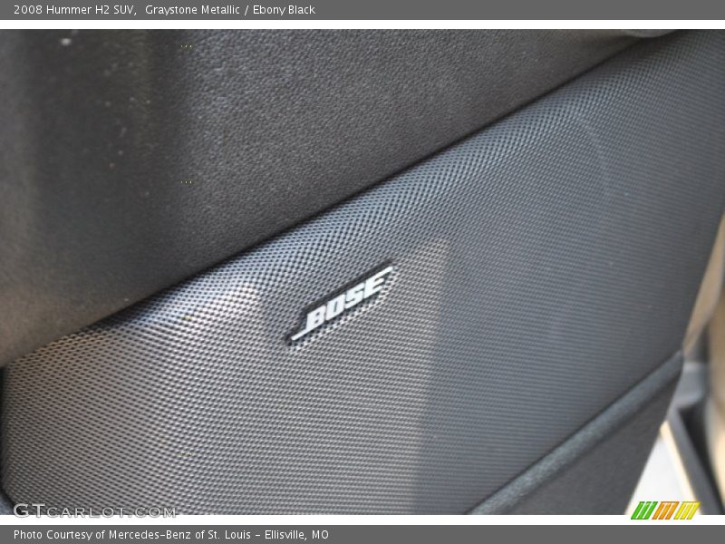 Graystone Metallic / Ebony Black 2008 Hummer H2 SUV