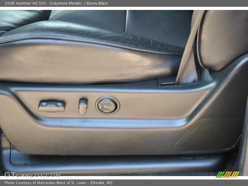 Graystone Metallic / Ebony Black 2008 Hummer H2 SUV