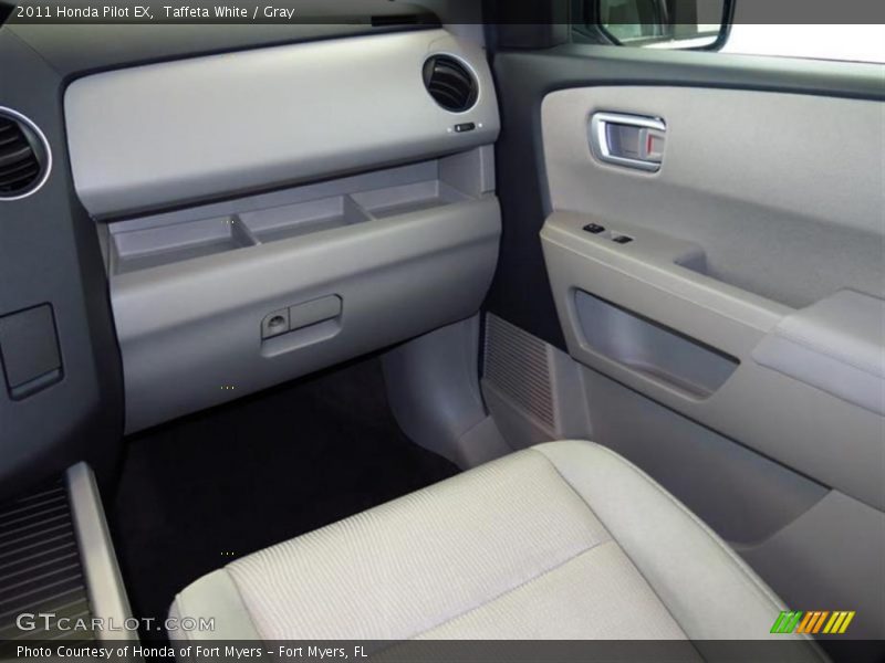 Taffeta White / Gray 2011 Honda Pilot EX