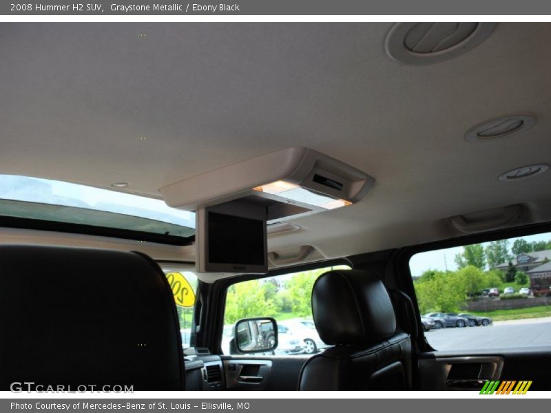 Graystone Metallic / Ebony Black 2008 Hummer H2 SUV