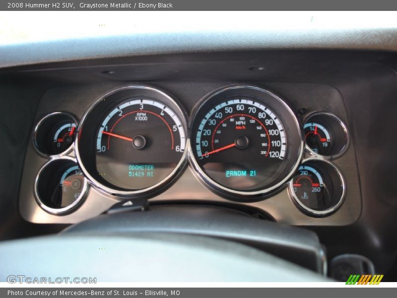  2008 H2 SUV SUV Gauges