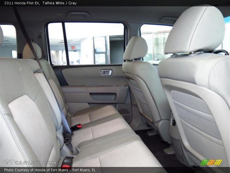 Taffeta White / Gray 2011 Honda Pilot EX