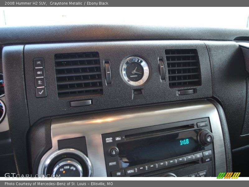 Graystone Metallic / Ebony Black 2008 Hummer H2 SUV