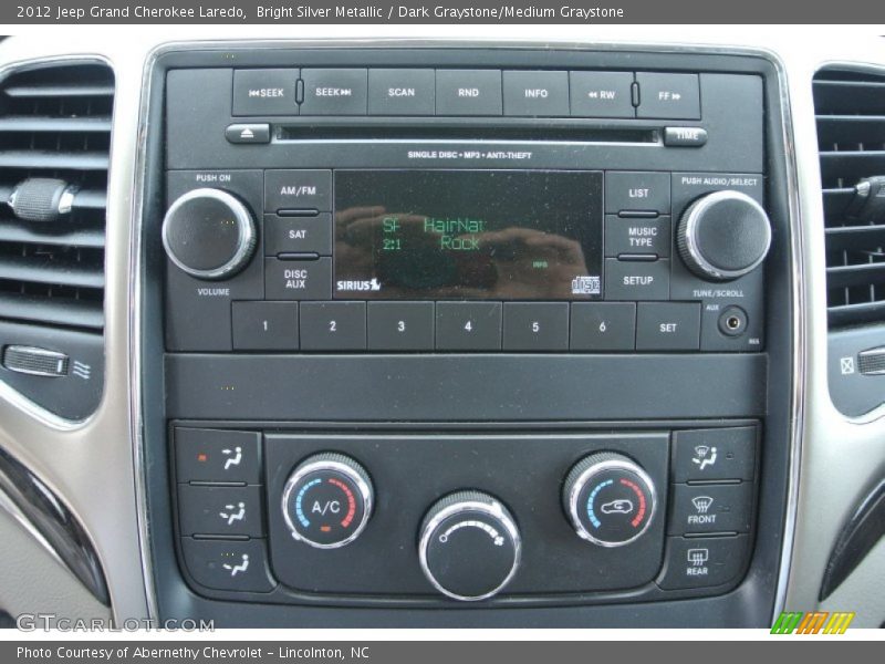 Bright Silver Metallic / Dark Graystone/Medium Graystone 2012 Jeep Grand Cherokee Laredo