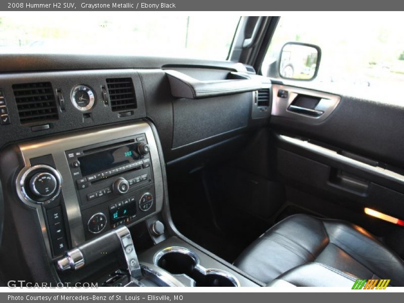 Graystone Metallic / Ebony Black 2008 Hummer H2 SUV