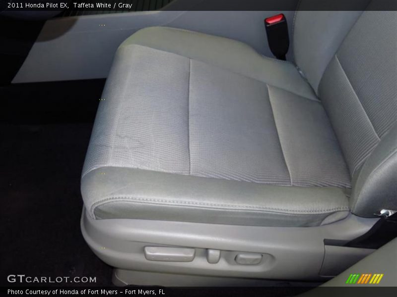 Taffeta White / Gray 2011 Honda Pilot EX