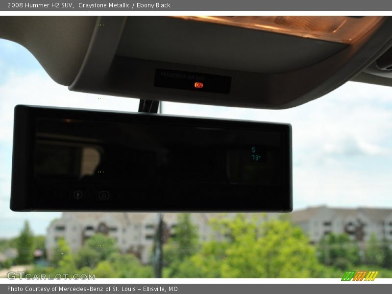Graystone Metallic / Ebony Black 2008 Hummer H2 SUV