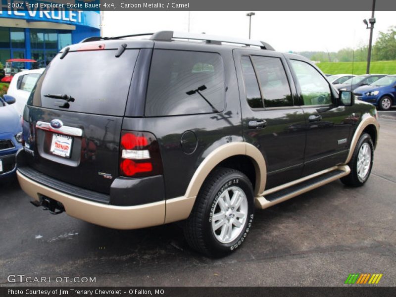 Carbon Metallic / Camel 2007 Ford Explorer Eddie Bauer 4x4