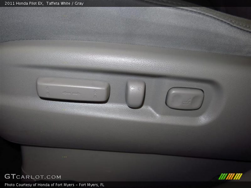 Taffeta White / Gray 2011 Honda Pilot EX