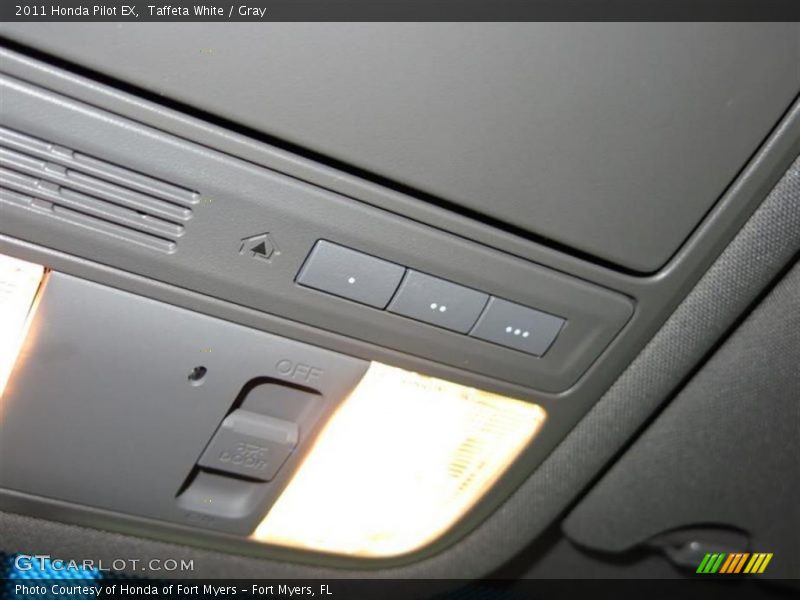 Taffeta White / Gray 2011 Honda Pilot EX