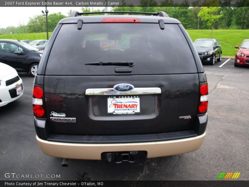 Carbon Metallic / Camel 2007 Ford Explorer Eddie Bauer 4x4