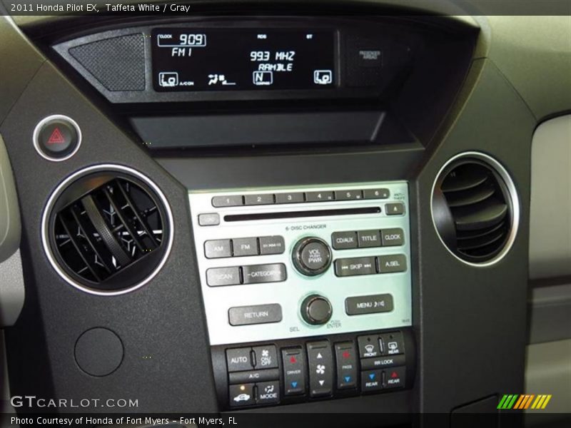 Taffeta White / Gray 2011 Honda Pilot EX